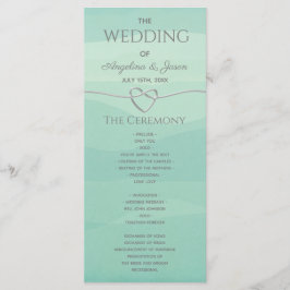 Programa Casamento Verde de Prata Moderna Elegante