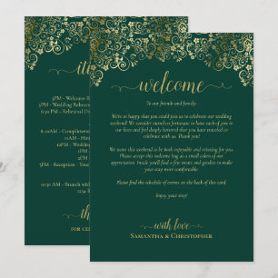 Programa Casamento Verde Esmeralda & Dourado: Boas-Vindas e