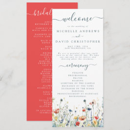 Programa Casamento Vibrante de Flores Selvagens