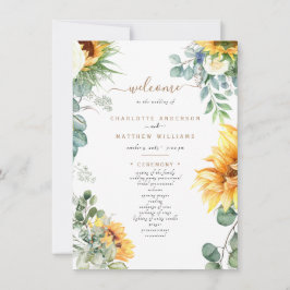 Programa Cascading Sunflower Weding