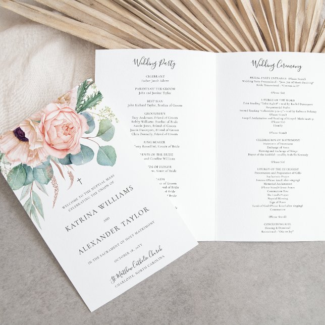 Programa Católico de Casamento de Katrina Boho (Criador carregado)