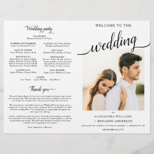Programa Católico de Cerimônia de Casamento de A