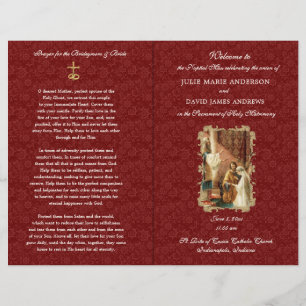Programa Católico Elegante de Casamento em Massa L