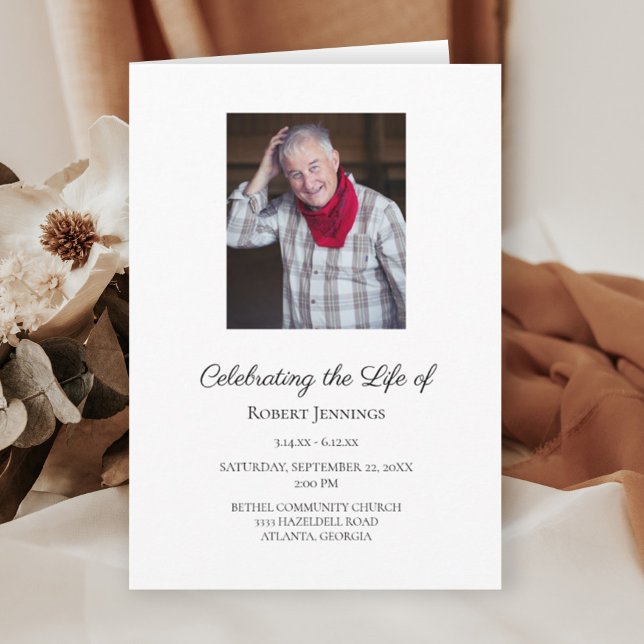 Programa Celebração da Foto do Funeral Memorial da Vida (Criador carregado)