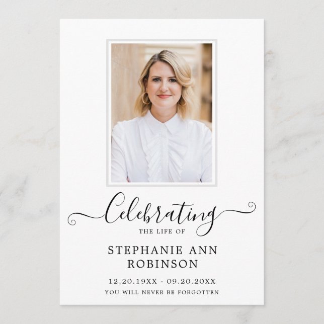 Programa Celebração da Ordem de Serviço da Foto da Vida (Frente)