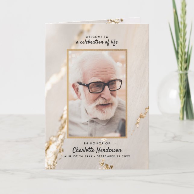 Programa Celebração de Vida Moderna Dobrada de 4 Páginas e  (Frente)