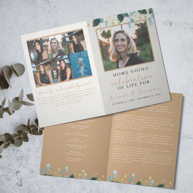 Programa Celebração do Serviço Funeral Life (Criador carregado)