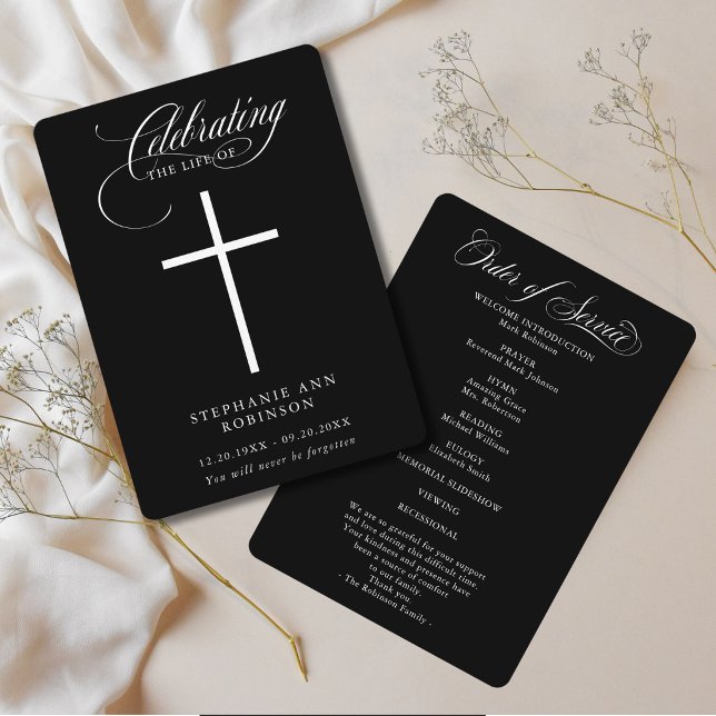 Programa Celebração Funeral da Ordem de Serviço da Vida (Criador carregado)
