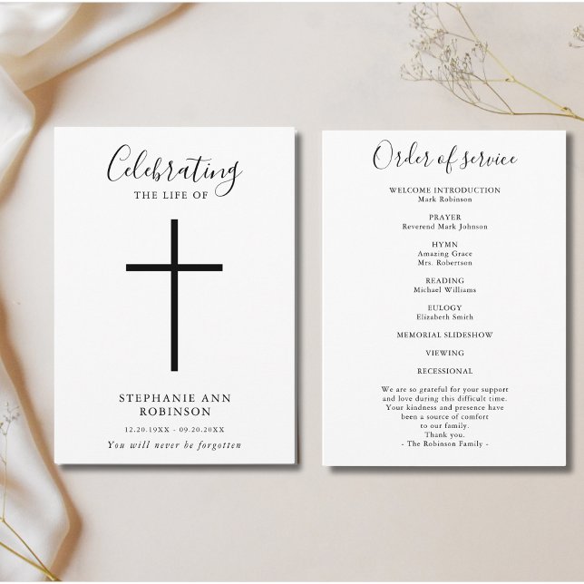 Programa Celebração Simples da Ordem de Serviço da Cruz da  (Criador carregado)