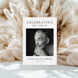 Programa Celebration of Life Photo Memorial Funeral