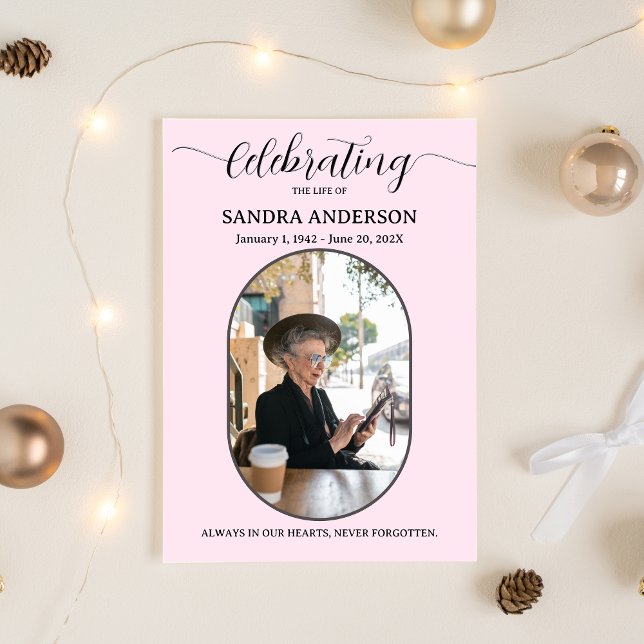 Programa Celebration of Life Programs – Forever In Our Hear (Forever In Our Hearts Funeral Program)