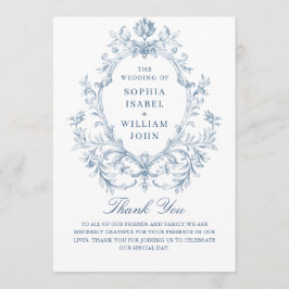 Programa Cerimônia de Casamento Azul de Grace Dusty, Orname