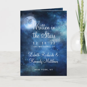 Programa Cerimônia de Casamento Celestial Lunar Sky