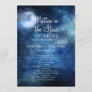 Programa Cerimônia de Casamento Celestial Lunar Sky