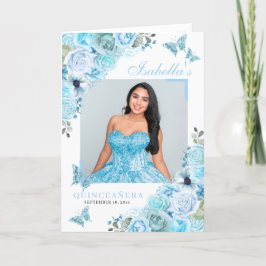 Programa Céu Azul Quinceanera Tiara Borboletas