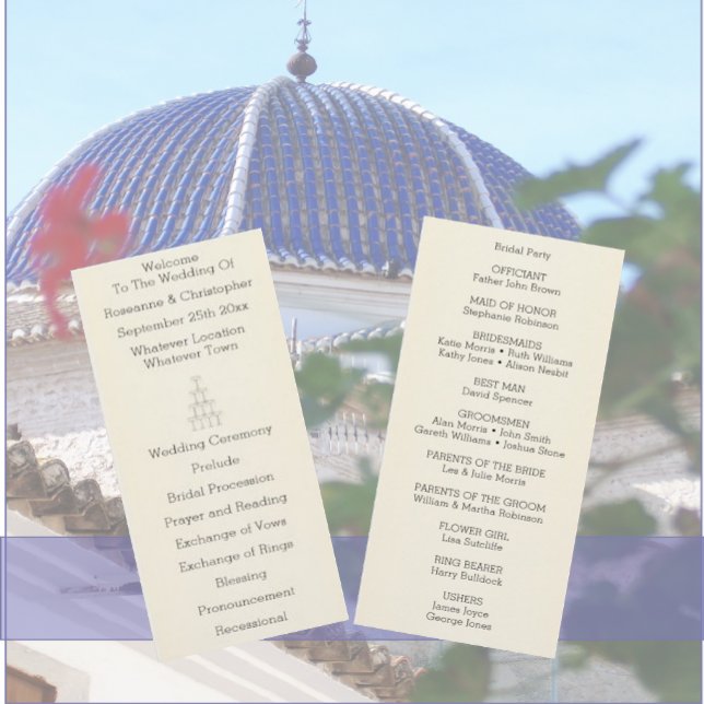 Programa Champagne Glasses Simple Wedding (Criador carregado)