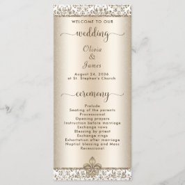 Programa Champanhe Elegante Fleur de Lis WEdim