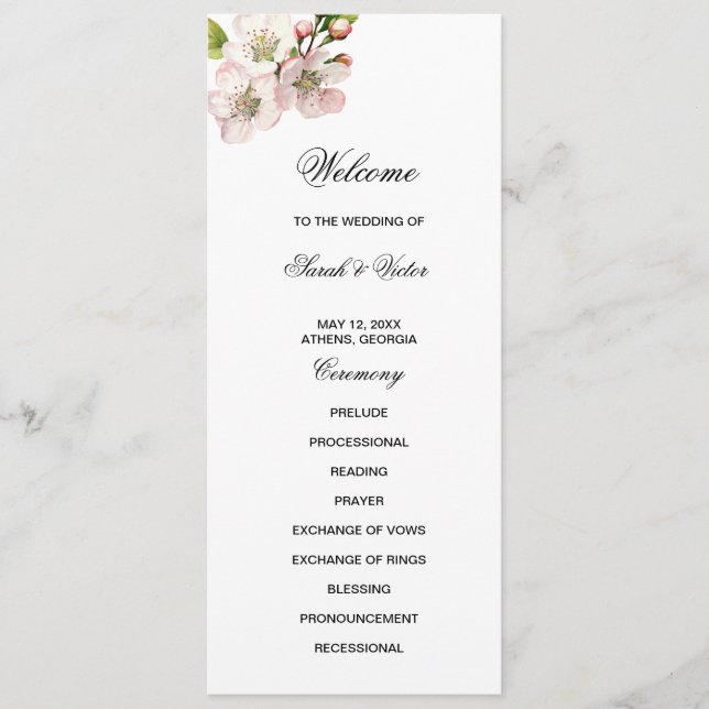 Programa Cherry Blossom Double Sided Flat Program (Frente)