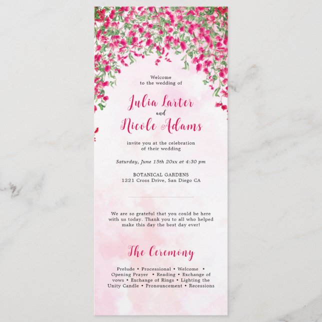 Programa Chuva de Casamento na Floresta Tropical com Bougai (Frente)