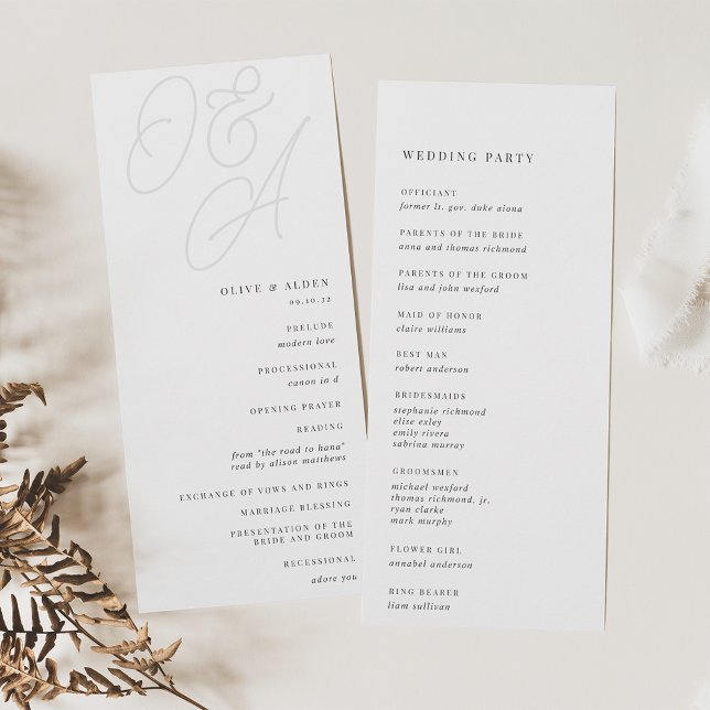 Programa Cinza | Script Watermark Monograma Wedding (Criador carregado)