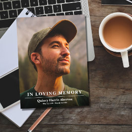 Programa Classic In Loving Memory Memorial Program