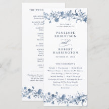 Classic Victorian Blue French Garden Chic Wedding