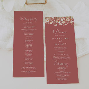 Programa Clássico de Casamento de Flor Selvagem co