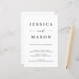 Programa Clássico de Casamento de Orçamento de Ele