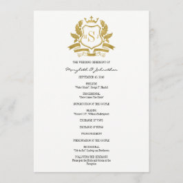 Programa Clássico de Casamento Dourado de Crest