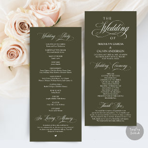 Programa Clássico Elegance Black Script, Cerimônia de Casam
