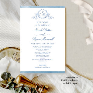 Programa Clássico, Monograma Azul de Casamento por