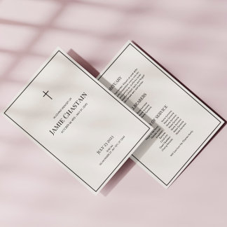 Programa Clássico na Ordem de Serviço Funeral de Memória de