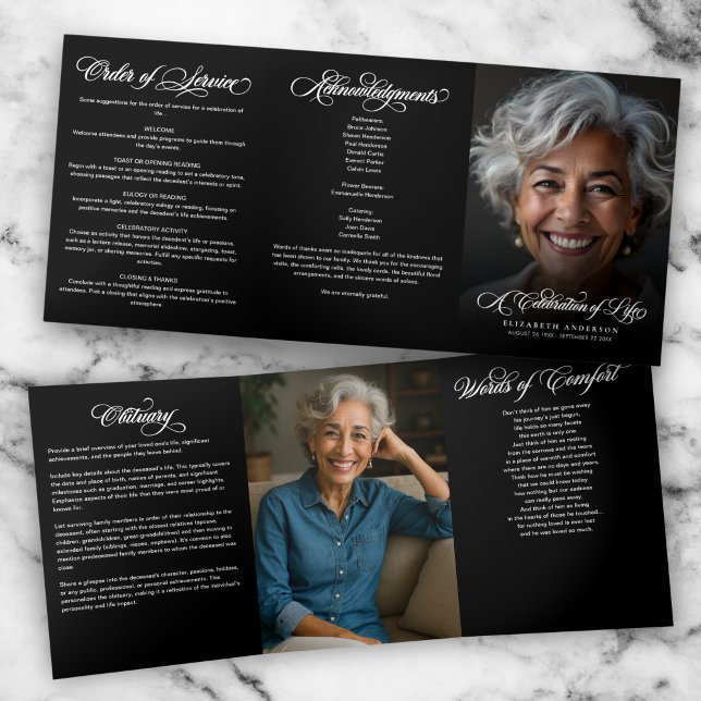 Programa Com Borda Tripla Caligrafia Script 2- Foto Celebração da Vida (Criador carregado)