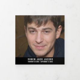 Programa Com Borda Tripla Cinza preta branca Foto personalizada do serviço F