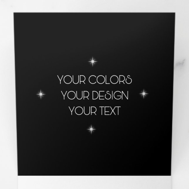 Programa Com Borda Tripla Create Your Own (Dentro primeiro)