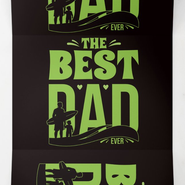 Programa Com Borda Tripla Melhor Pai do Mundo (Meio de Dentro)