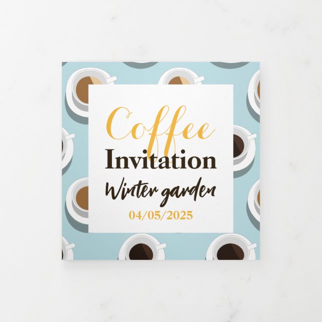 Programa Com Borda Tripla Pausa para o café. (Cobrir)