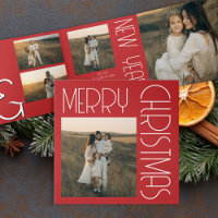 Vintage Retro Natal Estético Personalizado Vermelh