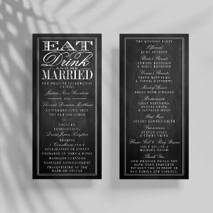 Programa Coma, Beba E Seja Casado De Chalkboard