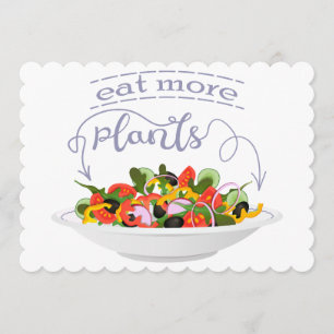 Programa Coma mais plantas letra de motivação de salada fre