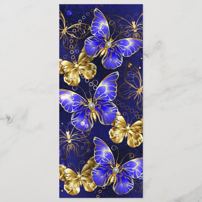 Programa Composição com borboletas de safira (Frente)