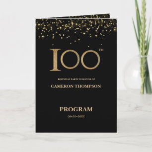 Programa Confetes personalizados de ouro preto Elegante par