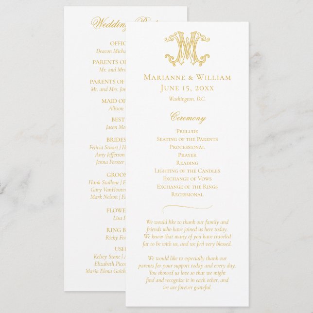 Programa CORES EDITÁVEIS WM Monograma MW Monograma (Frente/Verso)