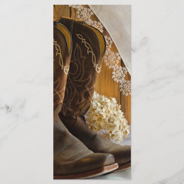 Programa Country Boots and Lace Western Wedment Program (Frente)