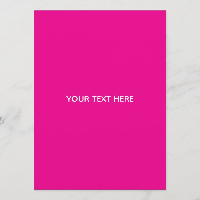 Programa Creat Your Own Megenta Invitation Postcard (Frente)