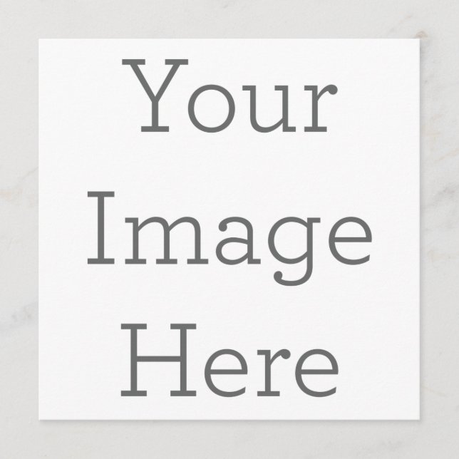 Cartão de programação folha única 13,33 x 13,33 cm (Frente)