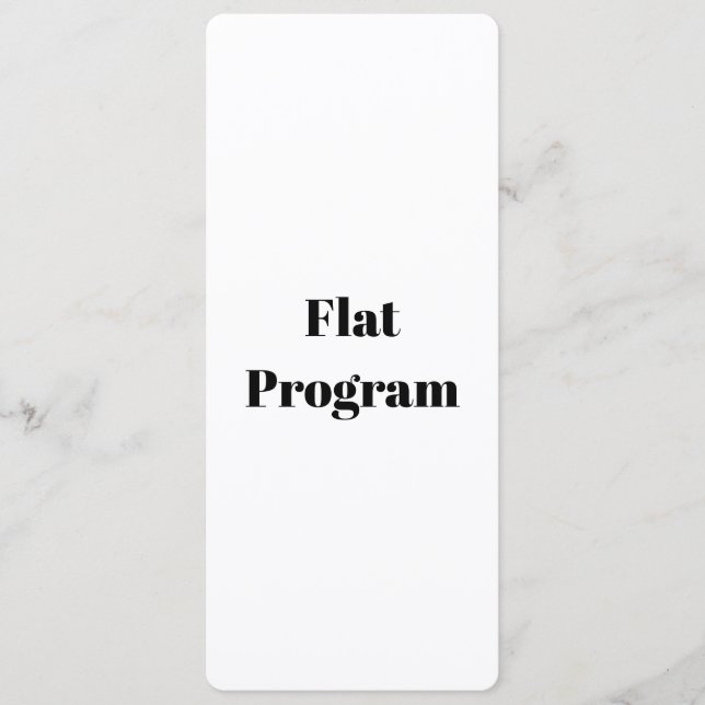 Programa Crie Seu Próprio Negócio Simples 4" x 9,25" Flat (Frente)