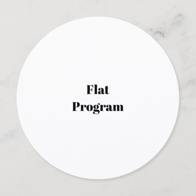 Programa Crie Seu Próprio Negócio Simples 5,25" x 5,25" Pla (Frente)
