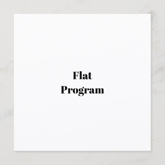 Programa Crie Seu Próprio Negócio Simples 5,25" x 5,25" Pla (Frente)