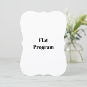Programa Crie Seu Próprio Negócio Simples 5" x 7" Flat